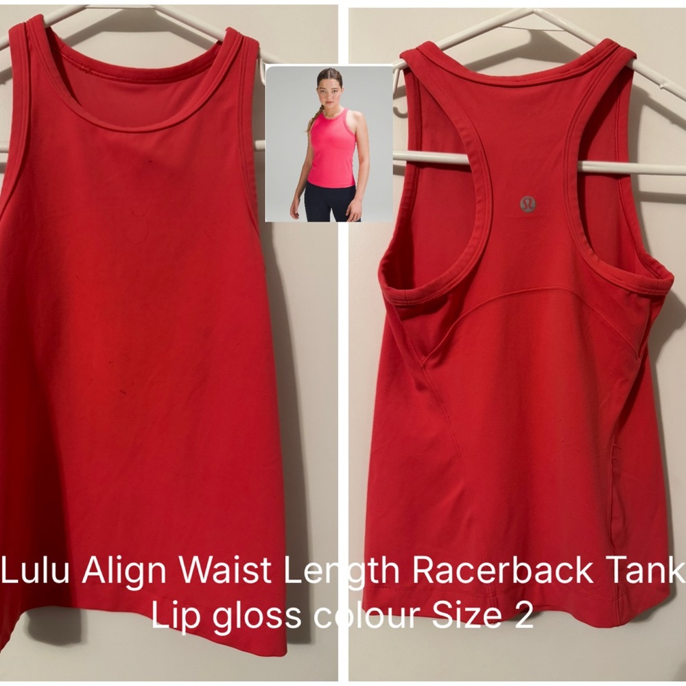 lululemon athletica Align Racerback Tank in Lip Gloss